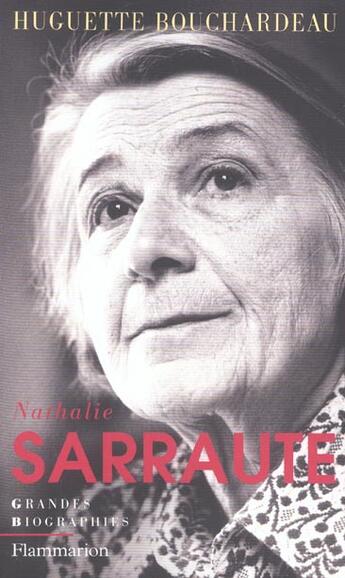 Couverture du livre « Nathalie sarraute » de Huguette Bouchardeau aux éditions Flammarion