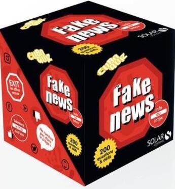 Couverture du livre « CUBOQUIZ ; fake news » de  aux éditions Solar