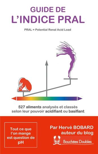 Couverture du livre « Gide de l'indice pral (potential renal acid load) ; 527 aliments analysés et classés selon leur pouvoir acidifiant ou basifiant » de Herve Bobard aux éditions Books On Demand