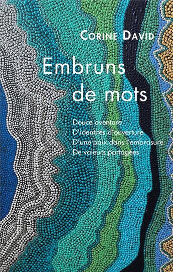 Couverture du livre « Embruns de mots » de David Corine aux éditions Jets D'encre