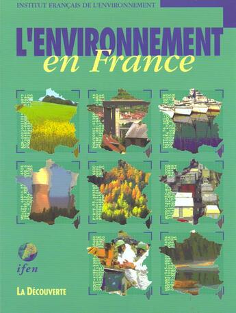 Couverture du livre « L'Environnement En France » de Ifen aux éditions La Decouverte