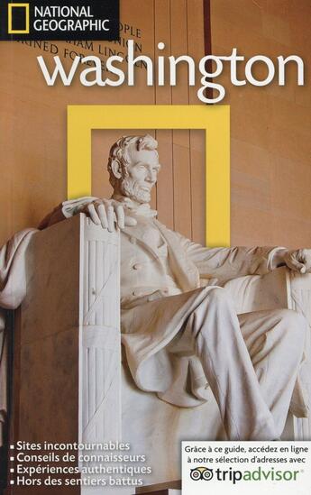 Couverture du livre « Washington » de John Thompson aux éditions National Geographic