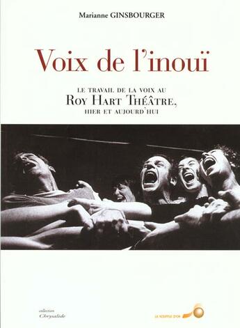 Couverture du livre « La voix de l'inoui » de Ginsbourger Marianne aux éditions Le Souffle D'or