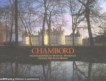 Couverture du livre « Chambord » de Hofbauer/Borer aux éditions Editions Du Patrimoine