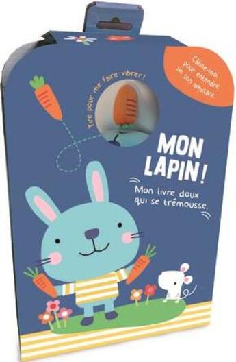 Couverture du livre « Mon lapin livre tremousse » de  aux éditions Editions Tam Tam