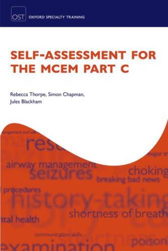 Couverture du livre « Self-assessment for the MCEM Part C » de Blackham Jules aux éditions Oup Oxford