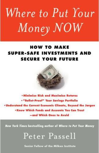 Couverture du livre « Where to Put Your Money NOW » de Passell Peter aux éditions Pocket Books