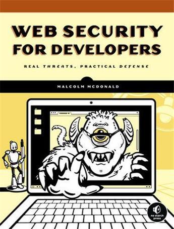 Couverture du livre « Web security for developers » de Malcolm Mcdonald aux éditions Random House Us