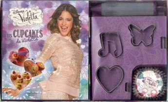 Couverture du livre « Les cupcakes de Violetta ; coffret » de Disney aux éditions Hachette Pratique