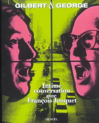 Couverture du livre « Intime conversation avec francois jonquet » de Francois Jonquet aux éditions Denoel
