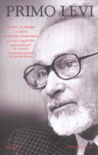 Couverture du livre « Primo Levi » de Primo Levi aux éditions Bouquins