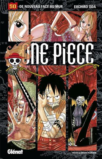 Couverture du livre « One Piece - édition originale Tome 50 : de nouveau face au mur » de Eiichiro Oda aux éditions Glenat