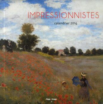 Couverture du livre « Calendrier mural impressionnistes 2014 » de  aux éditions Hugo Image