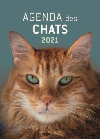 Couverture du livre « Agenda des chats 2021 » de  aux éditions Modus Vivendi
