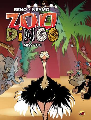 Couverture du livre « Zoo dingo T.2 ; miss zoo » de Beno et Neymo aux éditions P'tit Louis