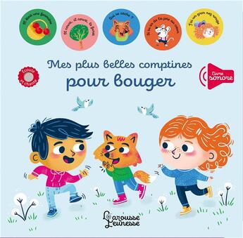 Couverture du livre « Mes comptines pour bouger » de Alice Turquois aux éditions Larousse