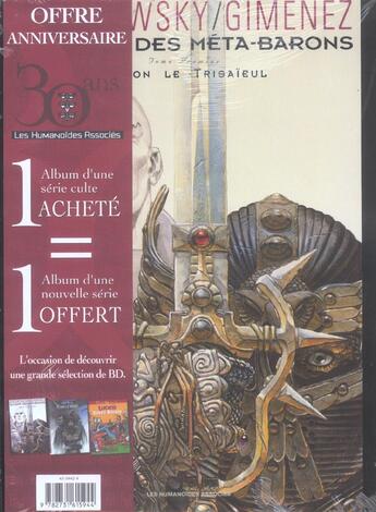 Couverture du livre « La caste des méta-barons t.1 ; Othon le trisaïeul ; Marshall t.2 ; maître Hisaya » de Alexandro Jodorowsky et Tello et Filippi et Juan Gimenez aux éditions Humanoides Associes