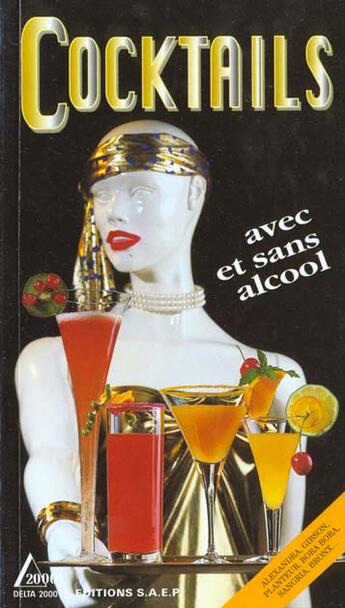 Couverture du livre « Cocktails avec et sans alcool » de Pascal Baumier aux éditions Saep