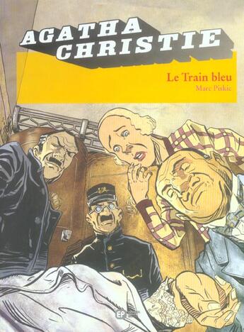 Couverture du livre « Agatha Christie t.11 ; le train bleu » de Marc Piskic aux éditions Paquet