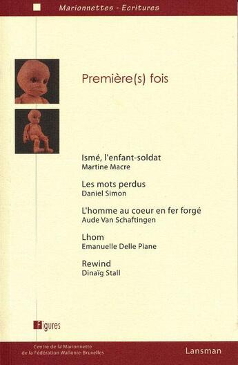 Couverture du livre « Première(s) fois » de  aux éditions Lansman