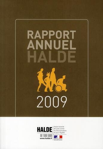 Couverture du livre « Rapport annuel de la haute autorité de lutte contre les discriminations et pour l'égalité (édition 2009) » de  aux éditions Documentation Francaise