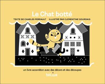 Couverture du livre « Le chat botté » de Clementine Sourdais aux éditions Helium