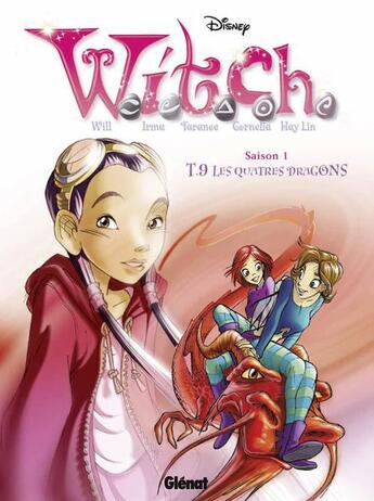 Couverture du livre « Witch t.9 ; les quatre dragons » de  aux éditions Glenat