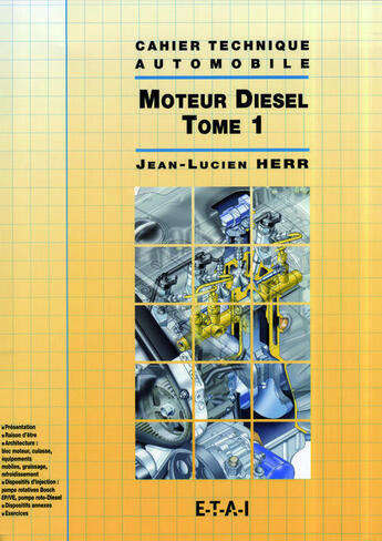 Couverture du livre « Ct le moteur diesel - tome 1 » de Jean-Lucien Herr aux éditions Etai