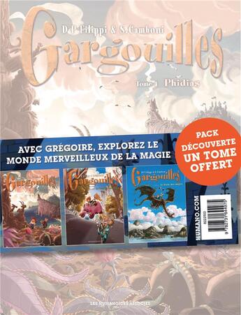 Couverture du livre « Gargouilles ; t.4 à t.6 » de Denis-Pierre Filippi et Silvio Camboni aux éditions Humanoides Associes