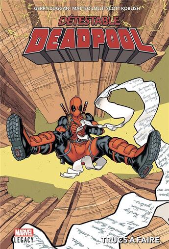 Couverture du livre « Detestable Deadpool t.2 : trucs à faire » de Gerry Duggan et Matteo Lolli aux éditions Panini