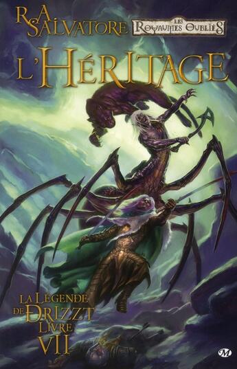 Couverture du livre « La légende de Drizzt t.7 : l'héritage » de R. A. Salvatore aux éditions Hicomics