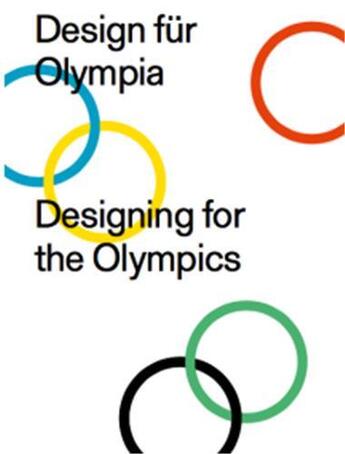 Couverture du livre « Design für Olympia / designing for the Olympics » de  aux éditions Walther Konig