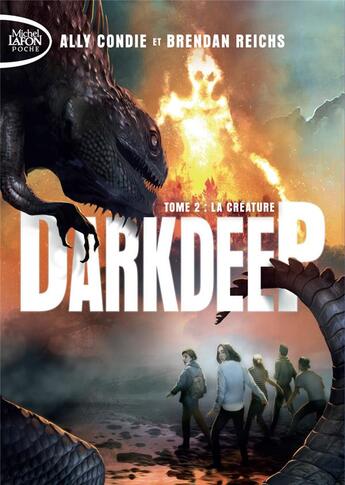 Couverture du livre « Darkdeep Tome 2 : la créature » de Brendan Reichs et Ally Condie aux éditions Michel Lafon Poche