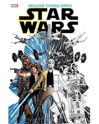 Couverture du livre « Color your own Star Wars » de  aux éditions Marvel France