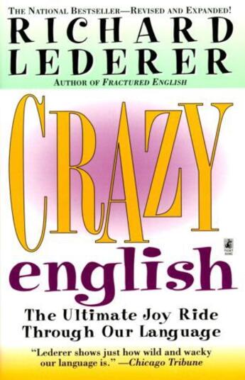 Couverture du livre « Crazy English » de Lederer Richard aux éditions Pocket Books