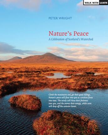 Couverture du livre « Nature's Peace » de Wright Peter aux éditions Luath Press Ltd