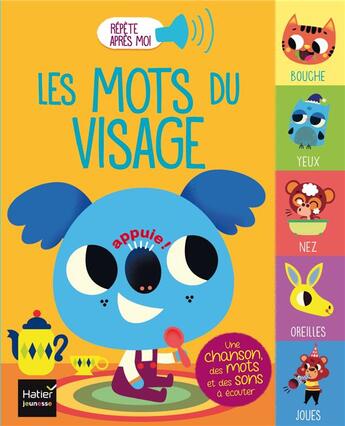 Couverture du livre « Repete apres moi - les mots du visage 1/3 ans » de Deny/Americo aux éditions Hatier