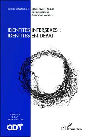 Couverture du livre « Identités intersexes : identités en débat » de  aux éditions L'harmattan