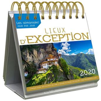 Couverture du livre « Le grand almaniak lieux d'exception (édition 2020) » de  aux éditions Editions 365