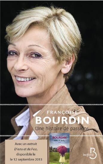 Couverture du livre « D'eau et de feu ; extrait offert » de Francoise Bourdin aux éditions Belfond