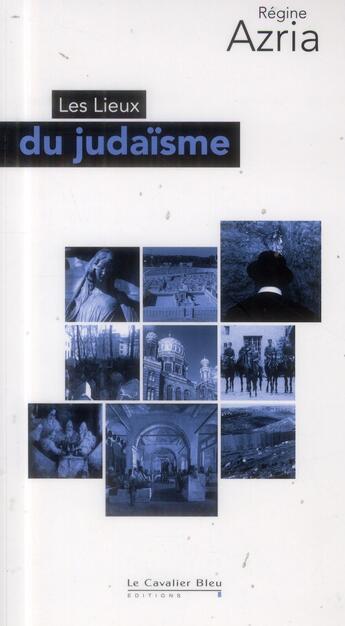 Couverture du livre « Les lieux du judaïsme » de Regine Azria aux éditions Le Cavalier Bleu