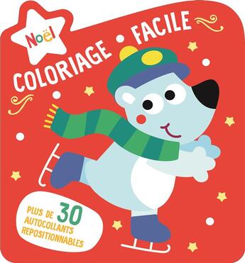 Couverture du livre « Ours coloriage facile » de  aux éditions Yoyo Books