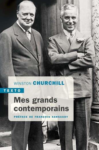 Couverture du livre « Mes grands contemporains » de Winston Churchill aux éditions Tallandier