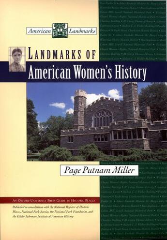 Couverture du livre « Landmarks of American Women's History » de Miller Page Putnam aux éditions Oxford University Press Usa