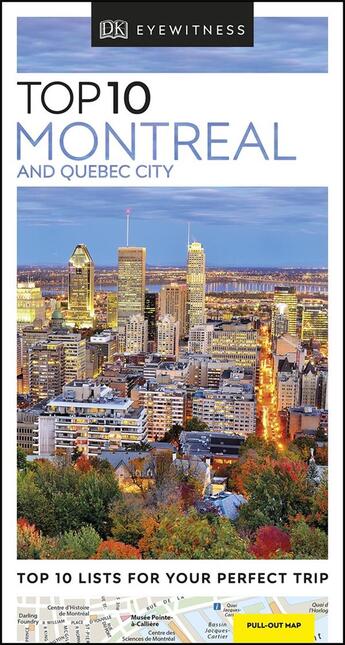 Couverture du livre « TOP 10 ; Montreal and Quebec city » de  aux éditions Dorling Kindersley