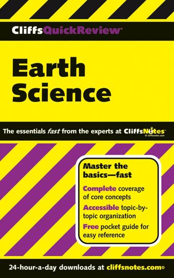 Couverture du livre « CliffsQuickReview Earth Science » de Ryan Scott aux éditions Houghton Mifflin Harcourt