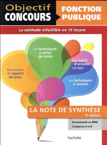 Couverture du livre « Objectif concours » de Maron/Le Mercier aux éditions Hachette Education