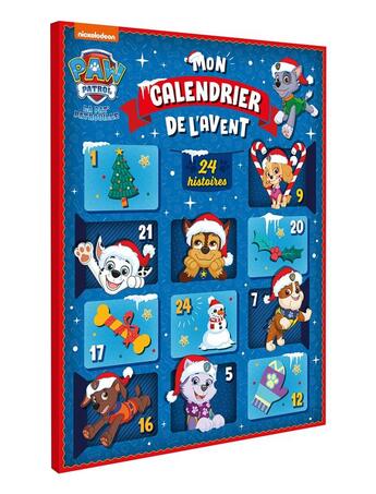 Couverture du livre « La Pat'Patrouille : mon calendrier de l'Avent » de  aux éditions Hachette Jeunesse