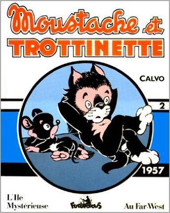 Couverture du livre « Moustache et trottinette t.2 ; 1957 » de Calvo aux éditions Futuropolis