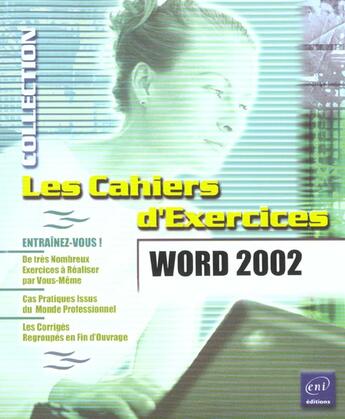 Couverture du livre « Word ; edition 2002 » de Pierre Rigollet aux éditions Eni